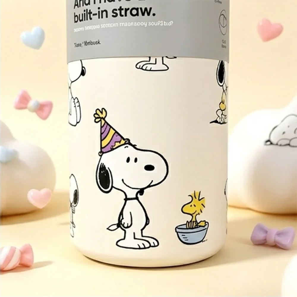 Owala x Snoopy Limited Edition Insulated Bottle 32 oz Beige