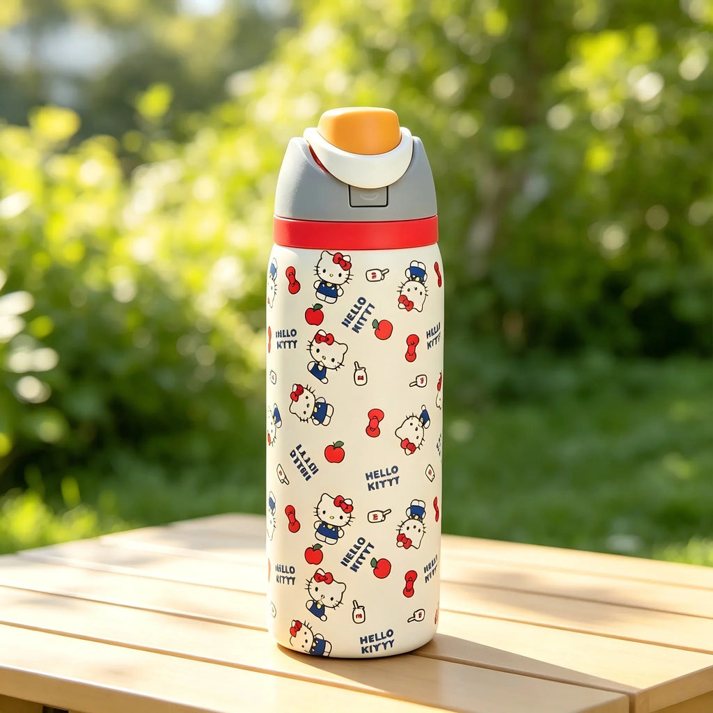 Owala x Hello Kitty Exclusive Limited Edition 32oz Water Bottle-Cute Apple