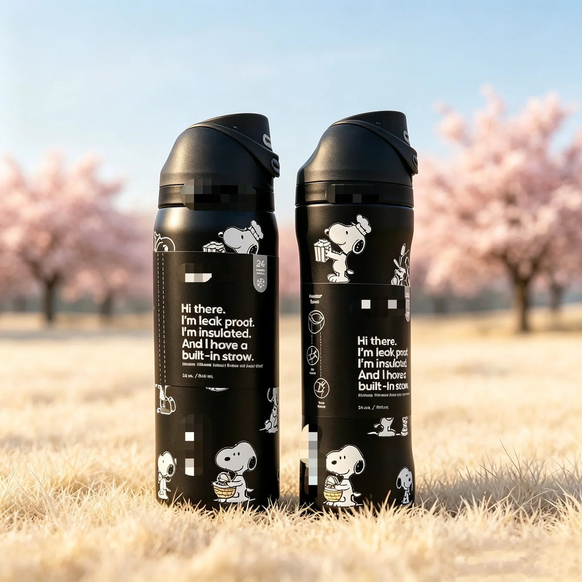 Owala Snoopy Limited Edition 32oz Black Bottle | Owala